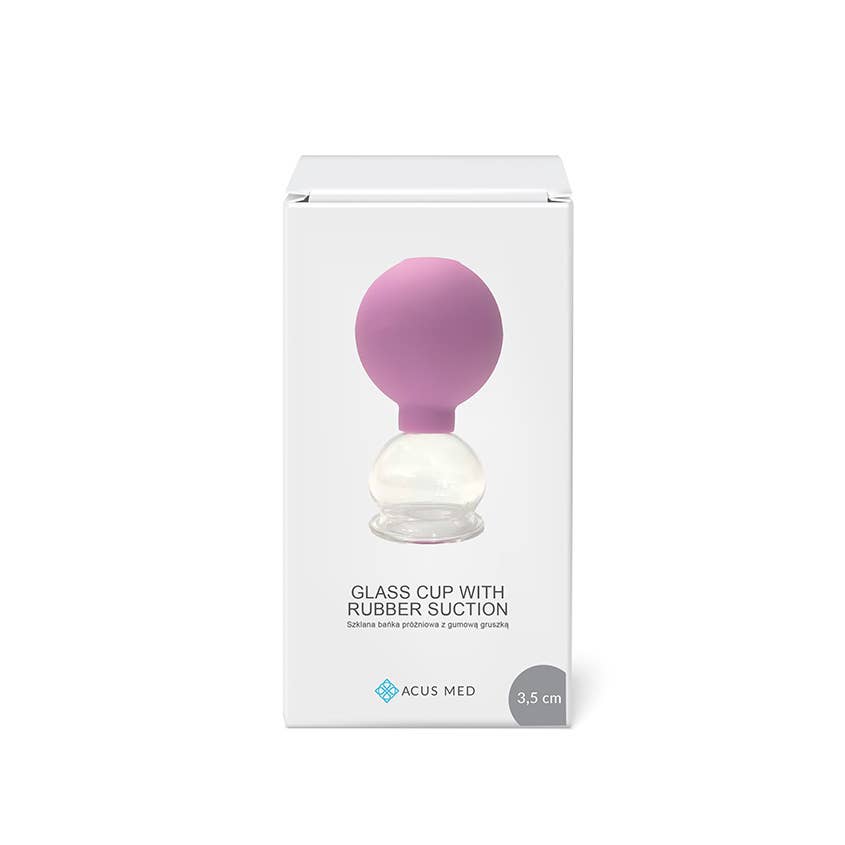 Acus Med glaskopp med pumphuvud 3,5 cm
