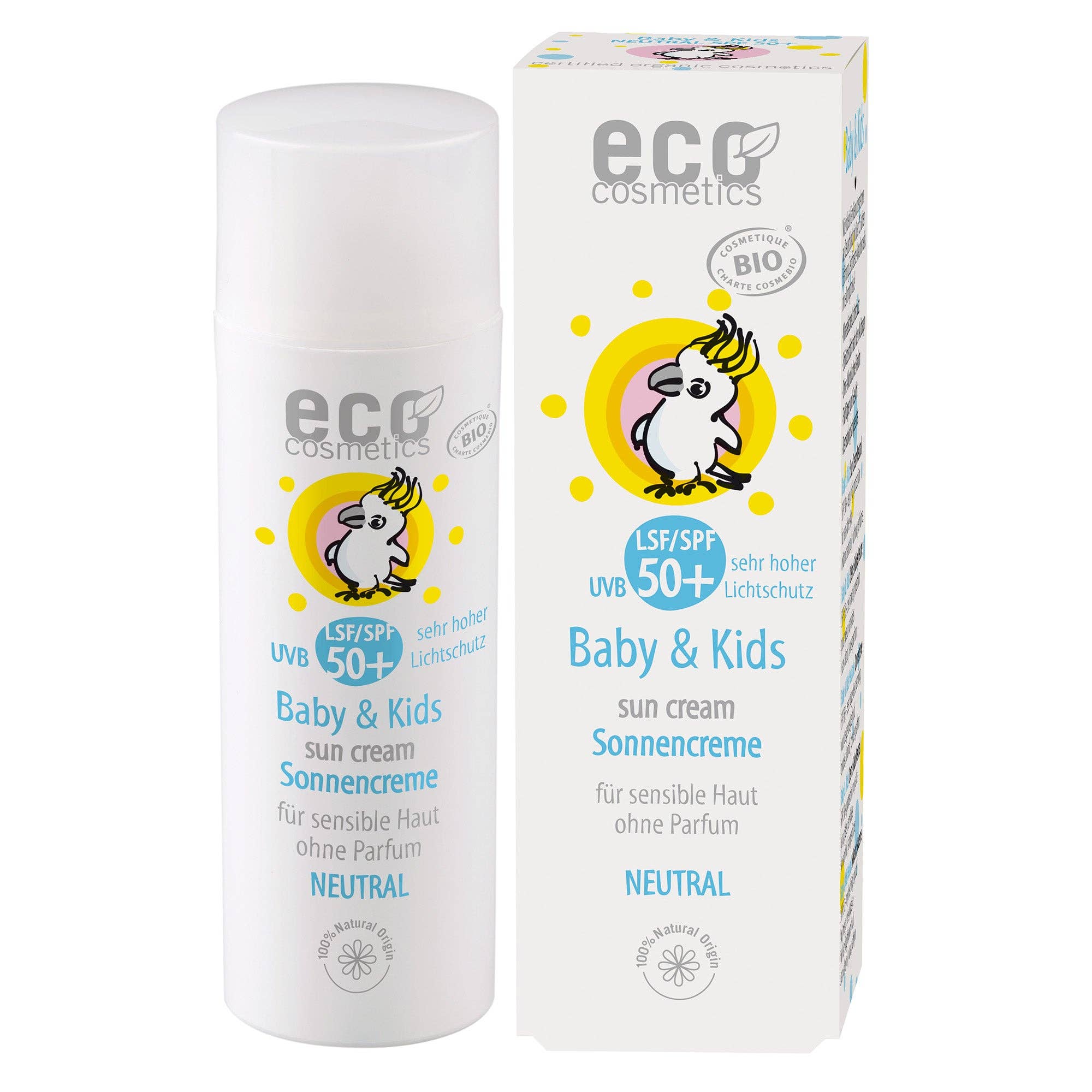 Eco Baby & Kids Sun Cream SPF 50+ Neutral