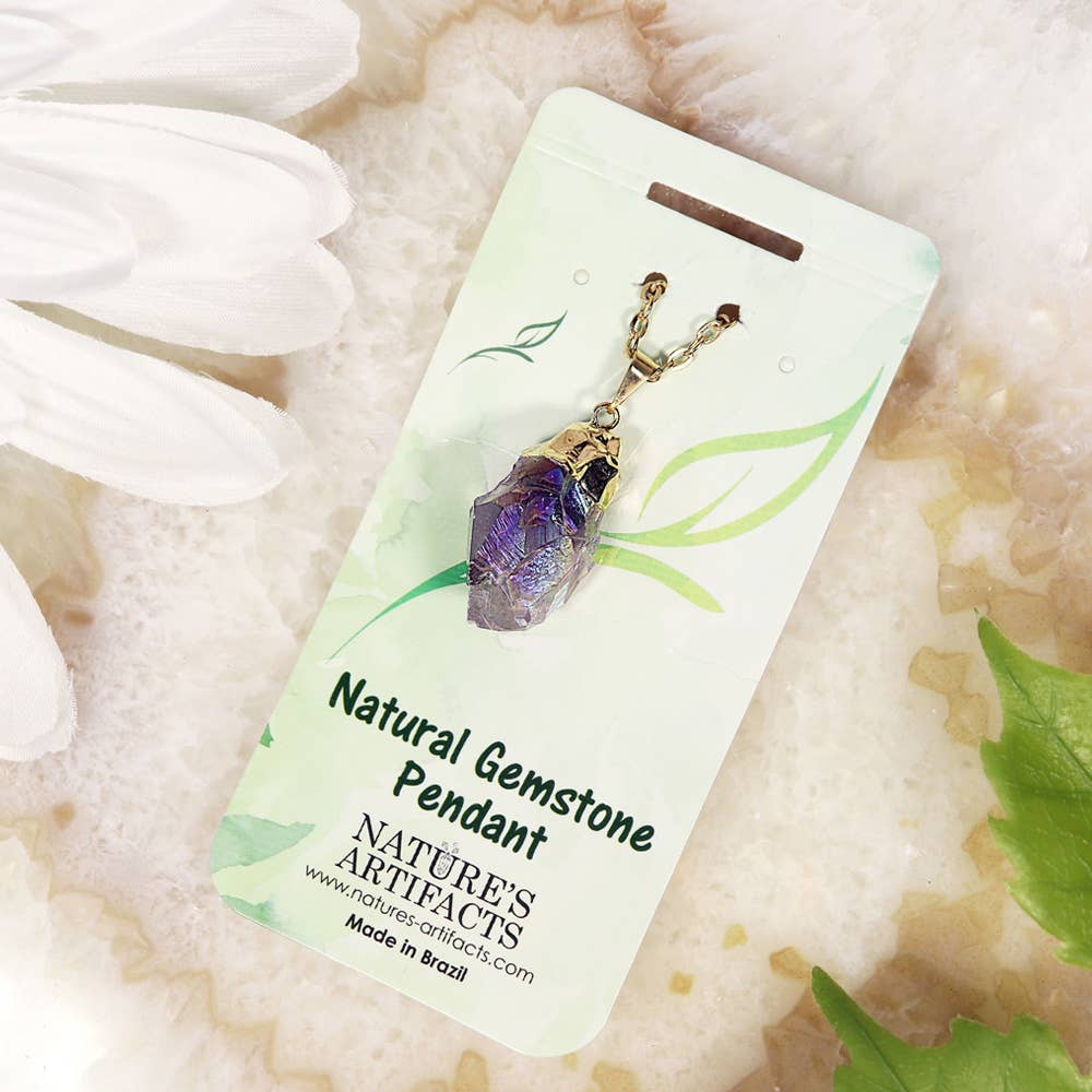 Angel Aura Ametist- halsband