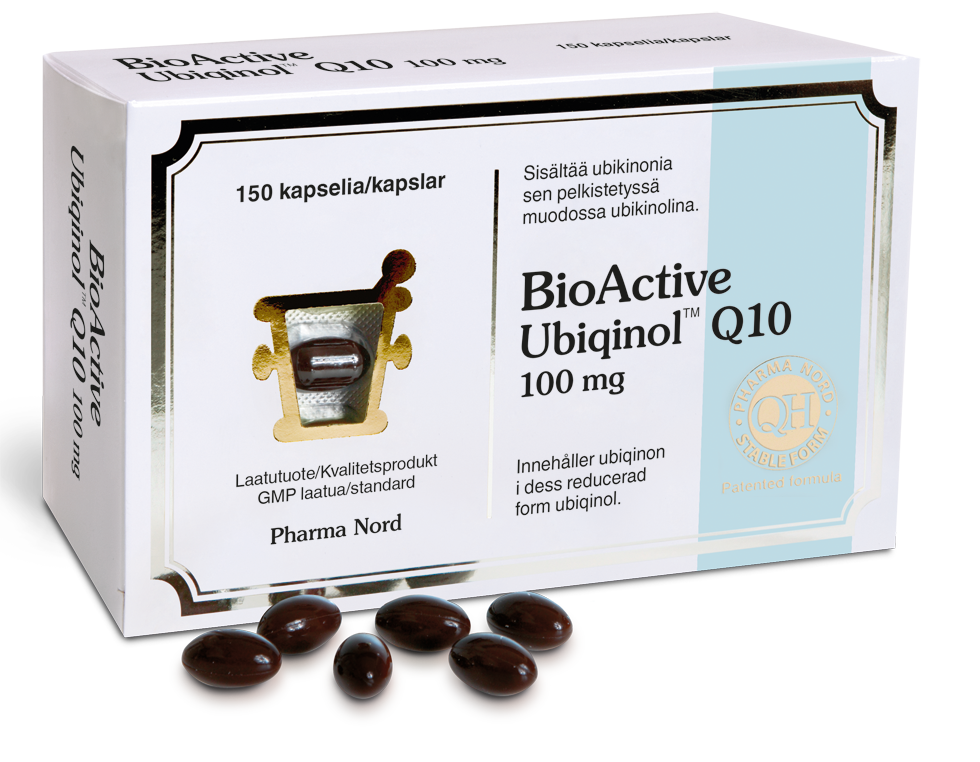 BioActive Q10 Ubiqinol® 100 mg 150kps.