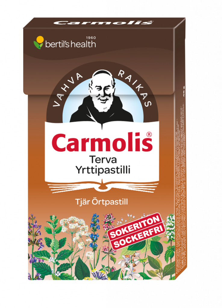 Carmolis Halspastill med tjära 45g