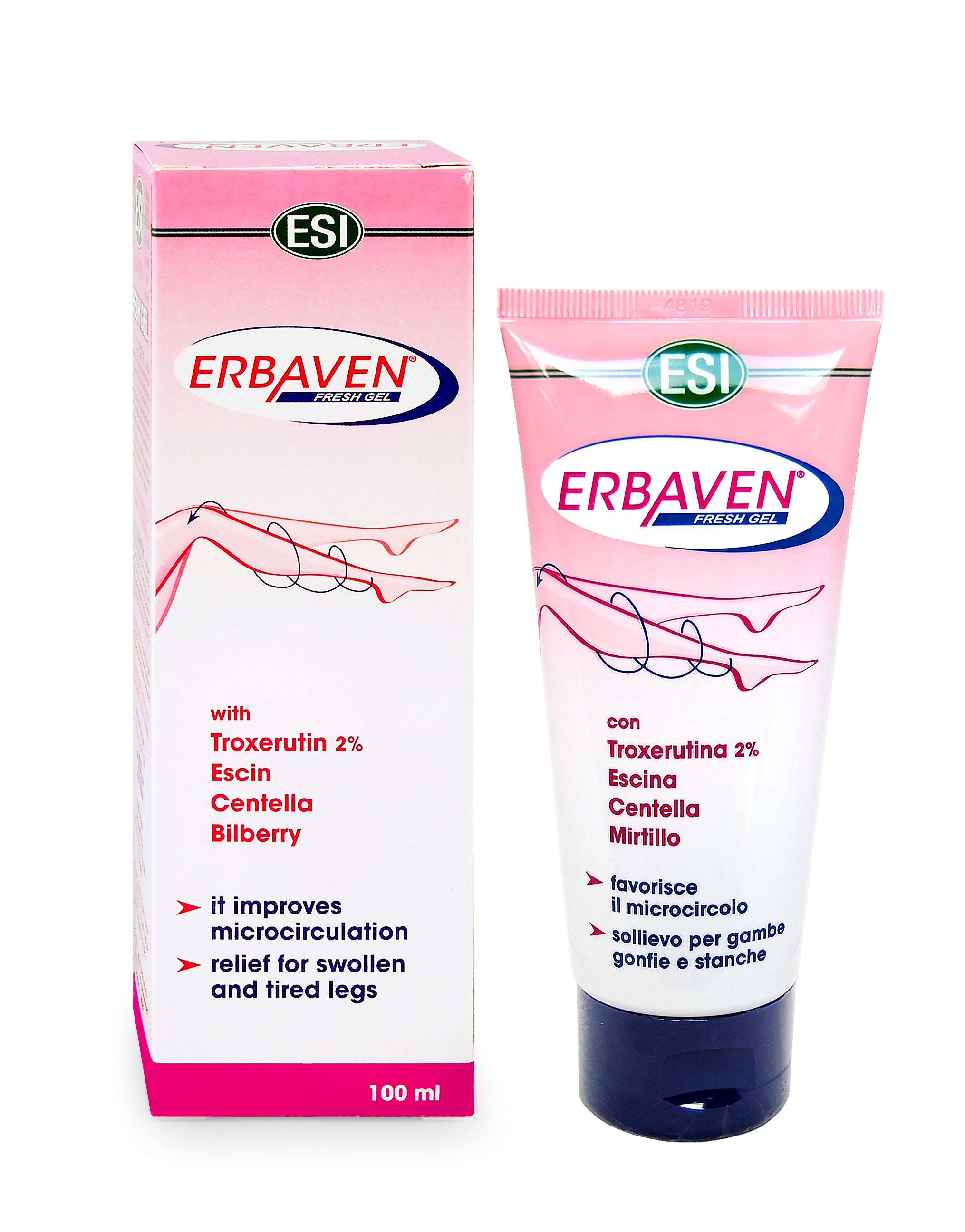 Erbaven Lätta Fötter-gel