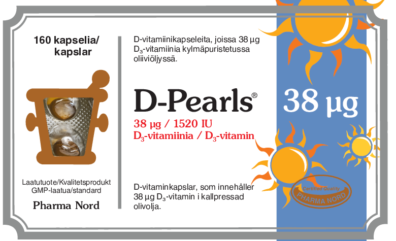 D-Pearls 38 µg 160kps.