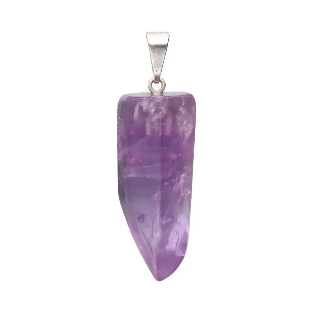 Ametistspets-hänge, slipat