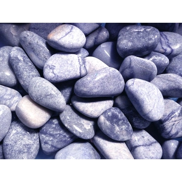 Trumlad Blå kvarts, 3-5cm