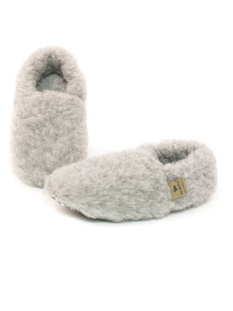 Tofflor Shorty Ljusgrå