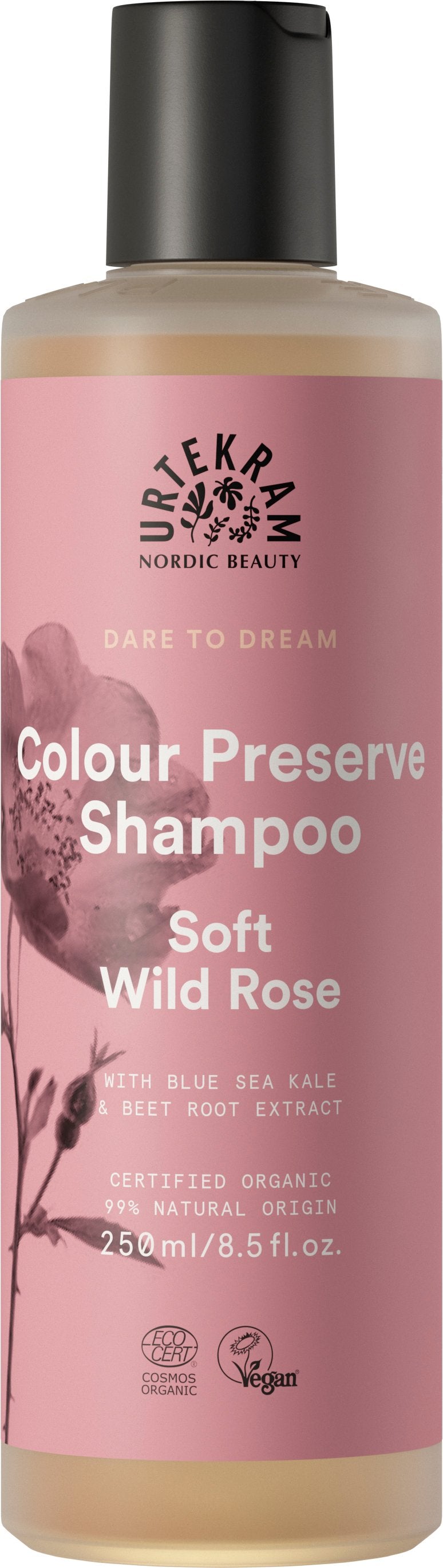 Urtekram Shampoo Soft Wild Rose 250ml
