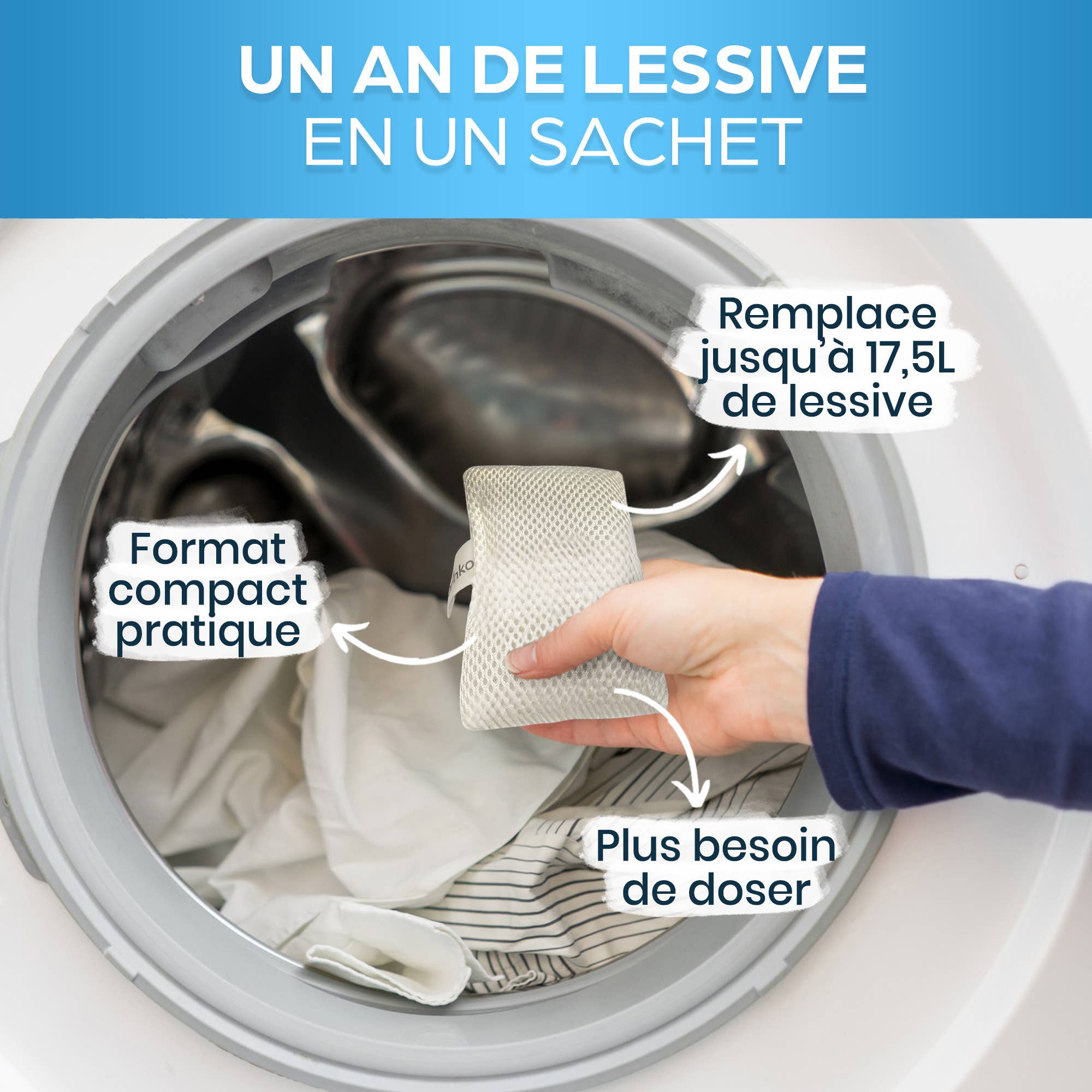 Tvättpåse med Magnesium