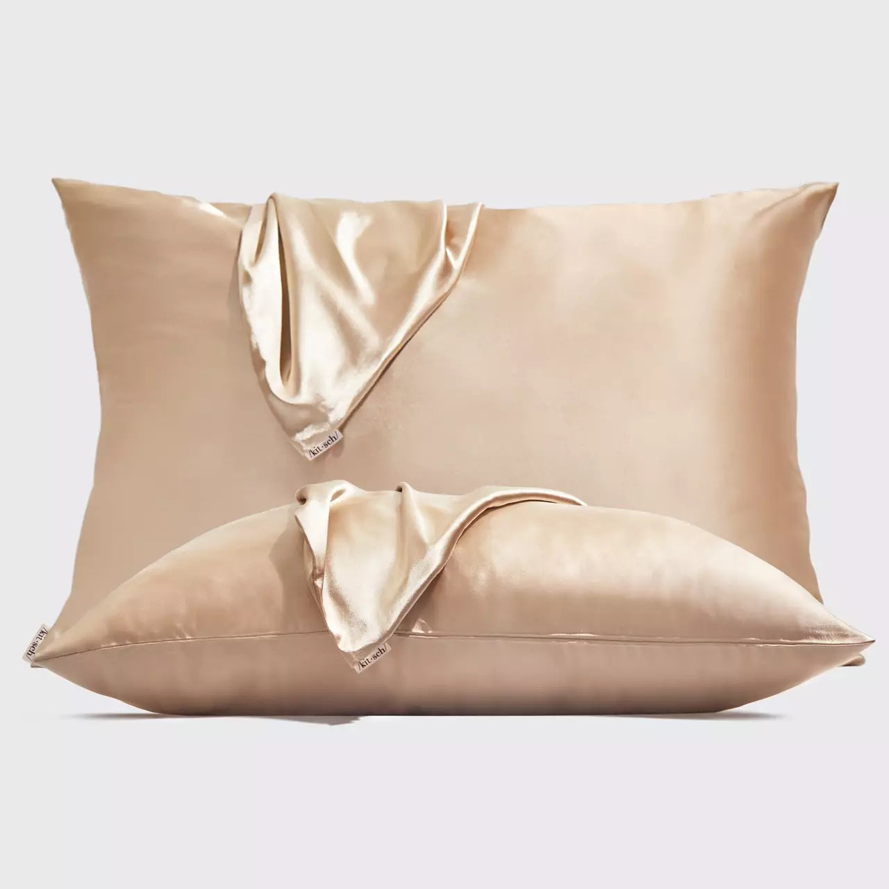 Kitsch The Satin Pillowcase 2pc - Champagne