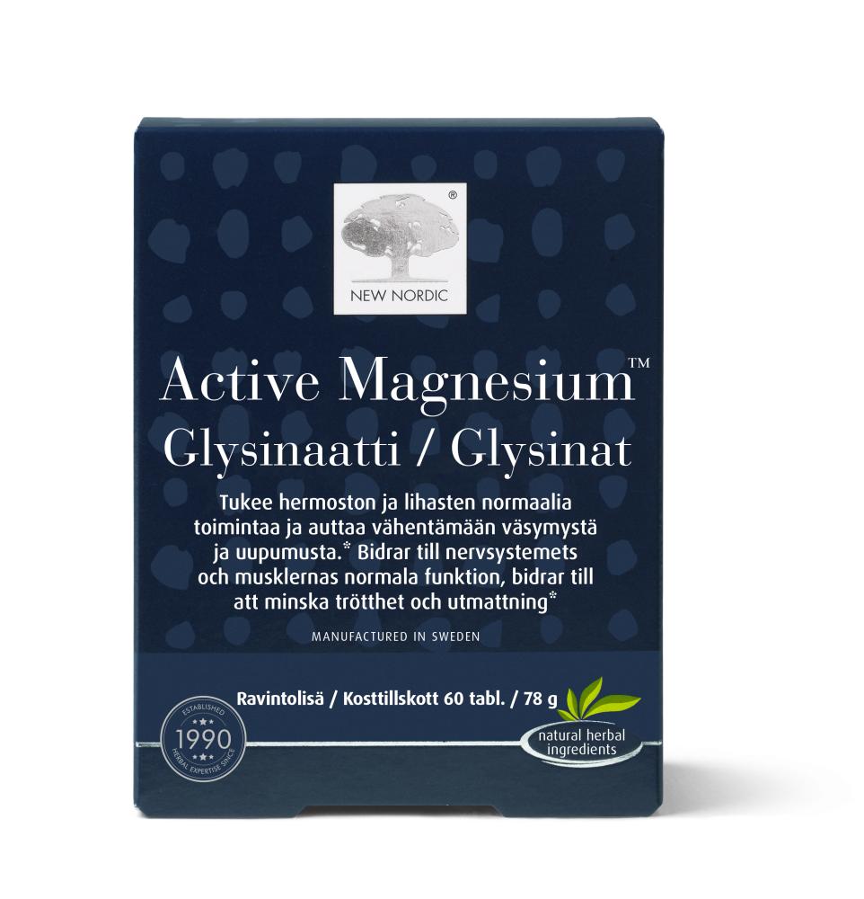 Active Magnesium Glycinate 240mg 60tbl.