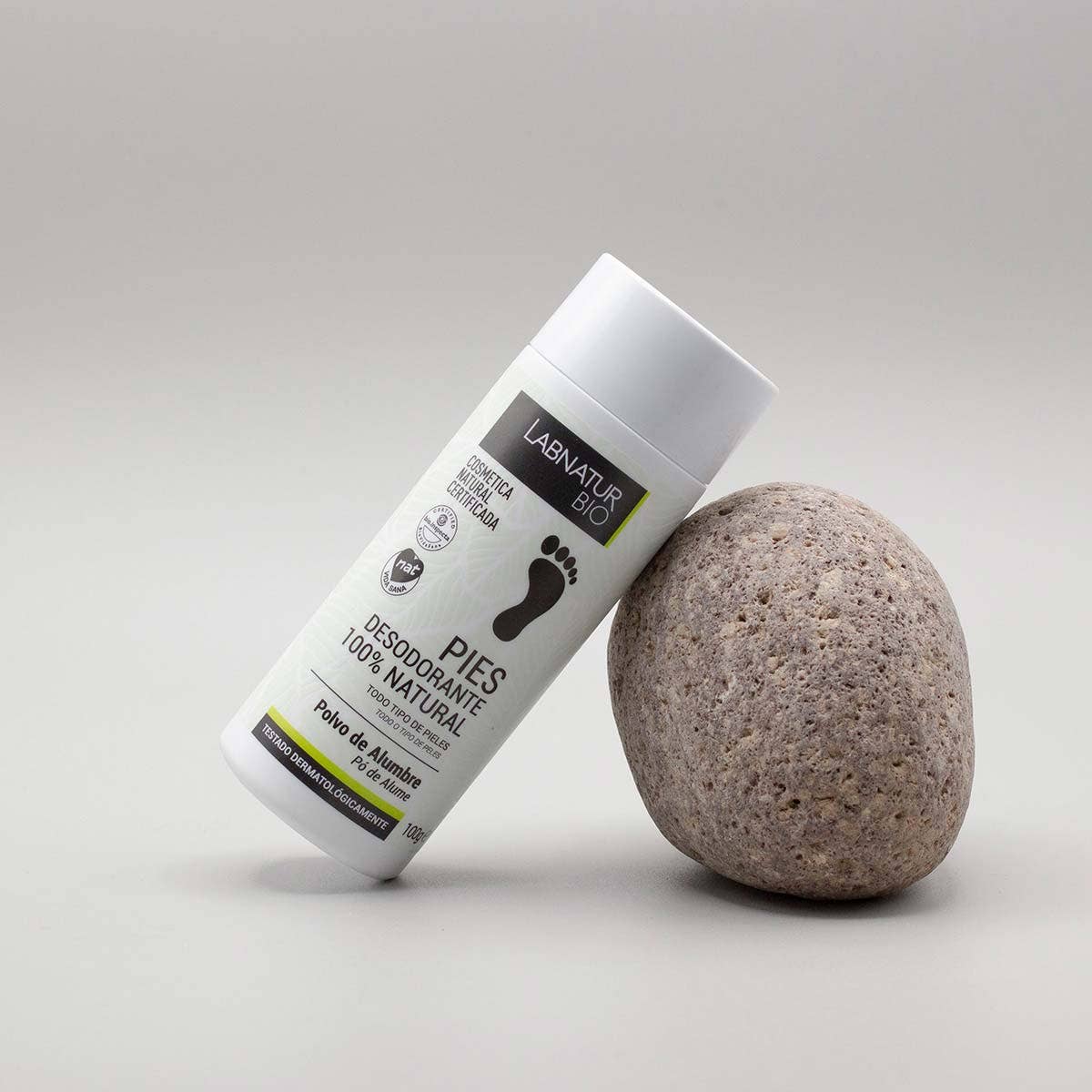 Fotdeodorantpulver, Natural Deodorant Alum Foot Powder 100g