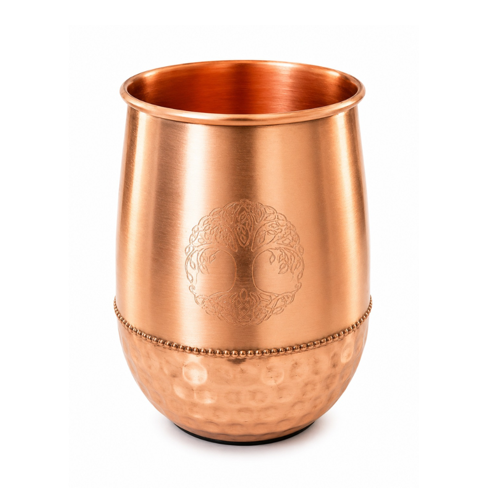 Elämänpuu-kuparmugg 470 ml