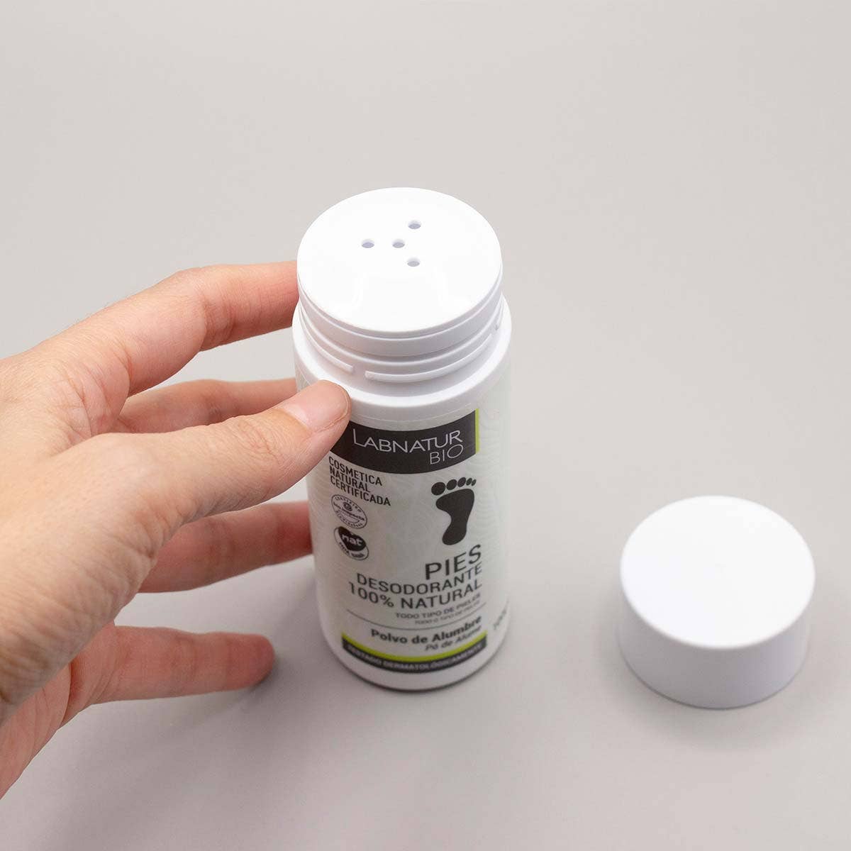 Fotdeodorantpulver, Natural Deodorant Alum Foot Powder 100g