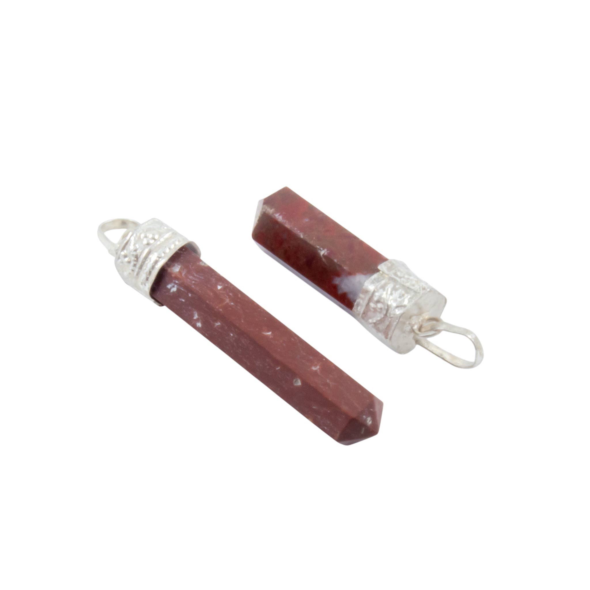Gemstone Pencil Pendant Necklaces