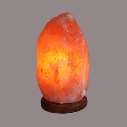Himalaya Saltstenslampa 2–3 kg med sladd och glödlampa