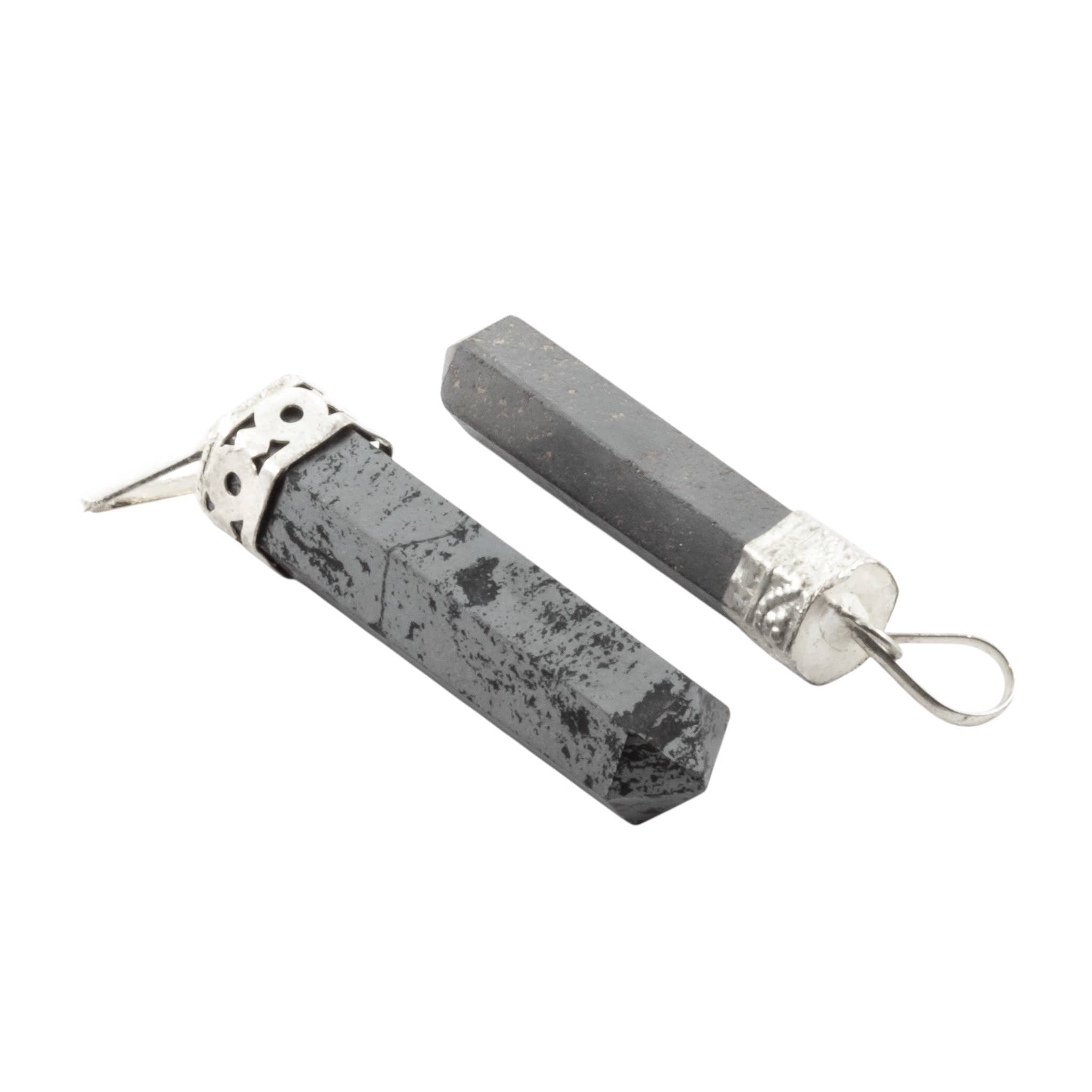 Gemstone Pencil Pendant Necklaces