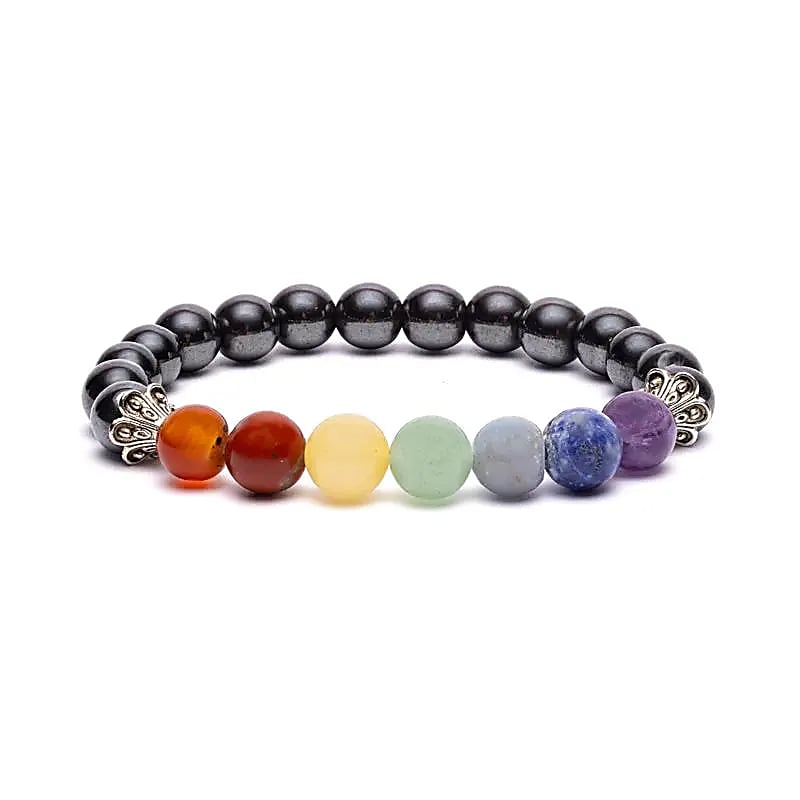 Chakra-armband Hematit