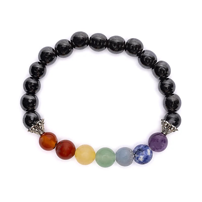Chakra-armband Hematit
