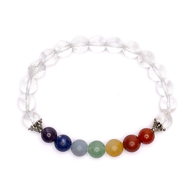Chakra Armband - Bergskristall