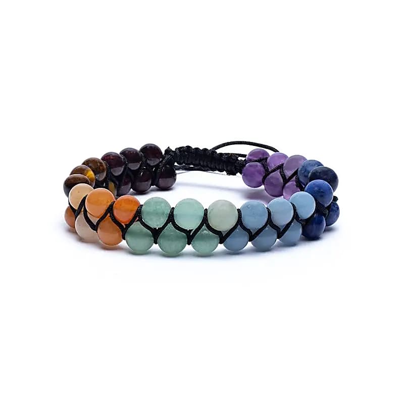 Chakra Kristallarmband – 7 Chakran (6 mm)