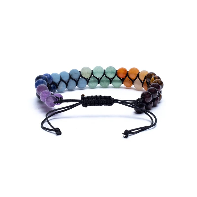 Chakra Kristallarmband – 7 Chakran (6 mm)