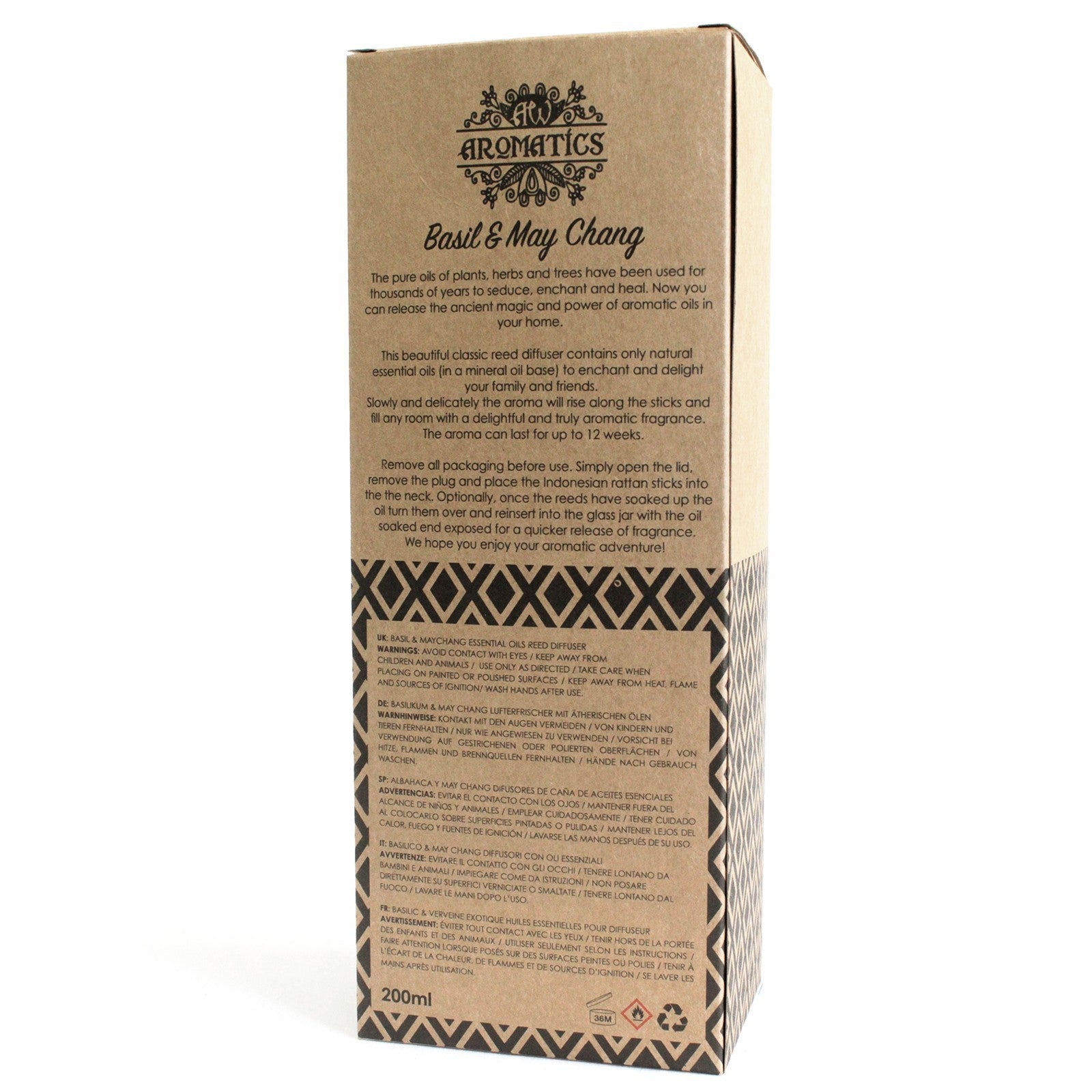 Diffuuseri Basilika & May Chang 200ml