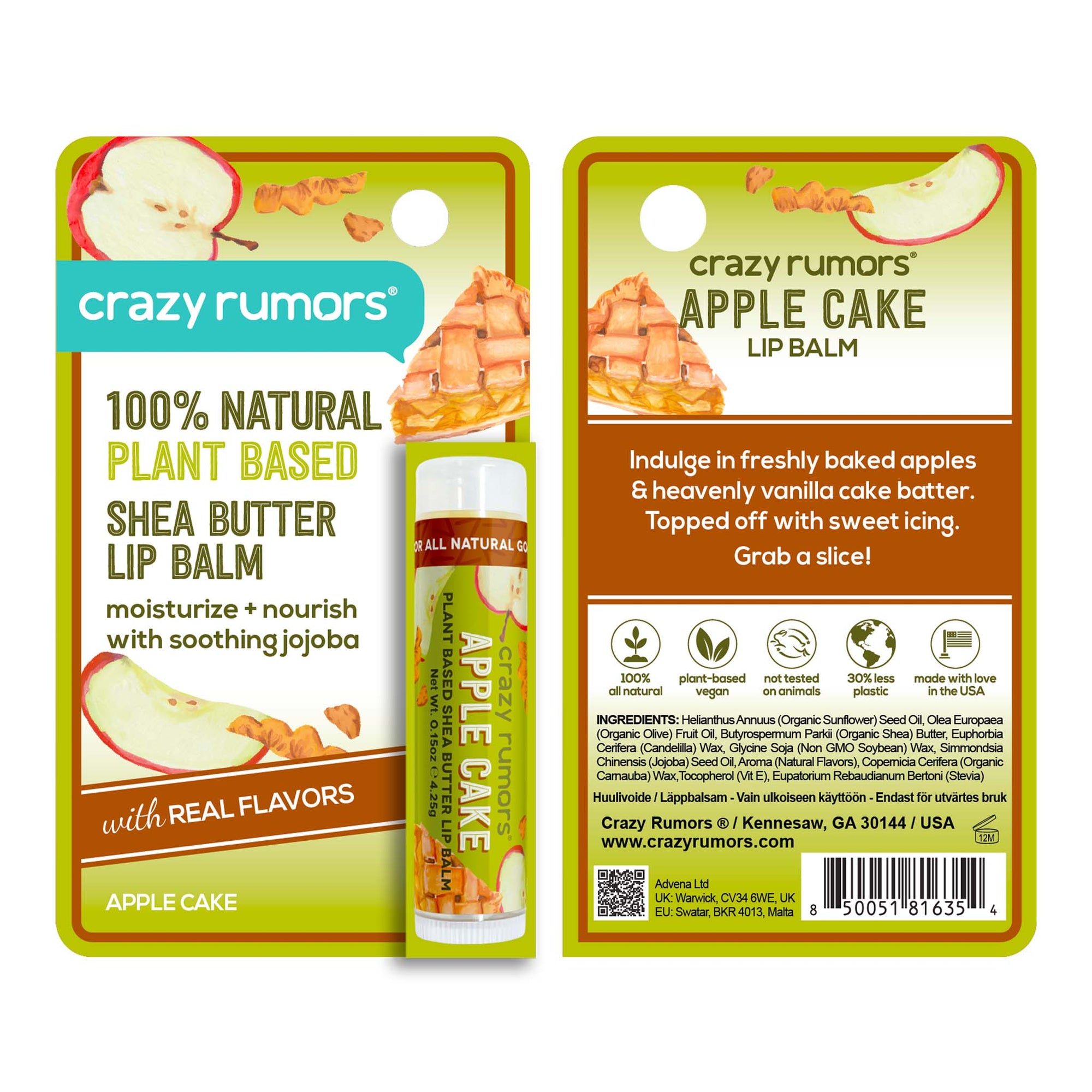 Crazy Rumors Apple Cake huulivoide