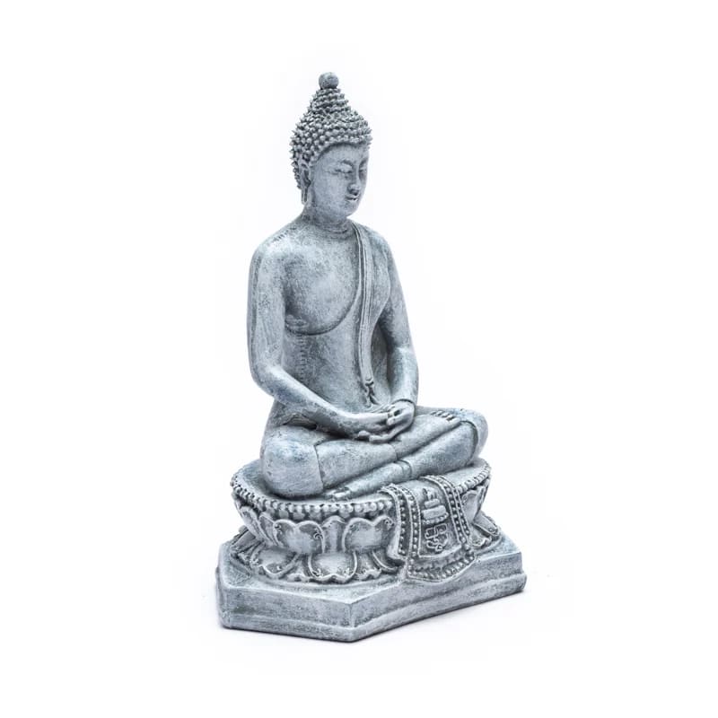Meditativ Buddha - grå