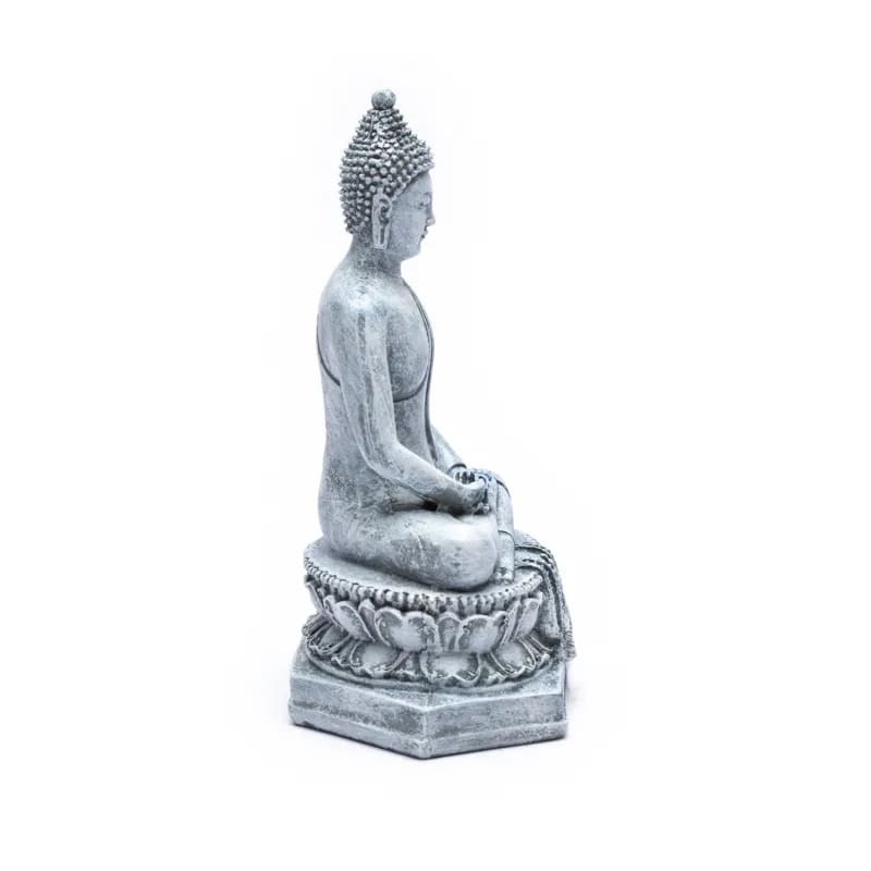 Meditativ Buddha - grå