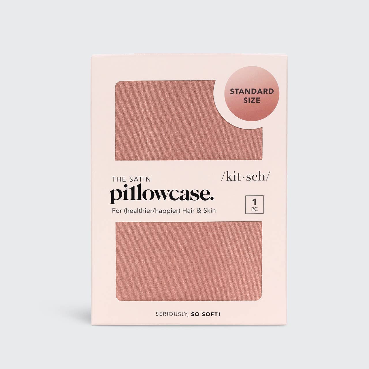 Kitsch The Satin Pillowcase - Terracotta