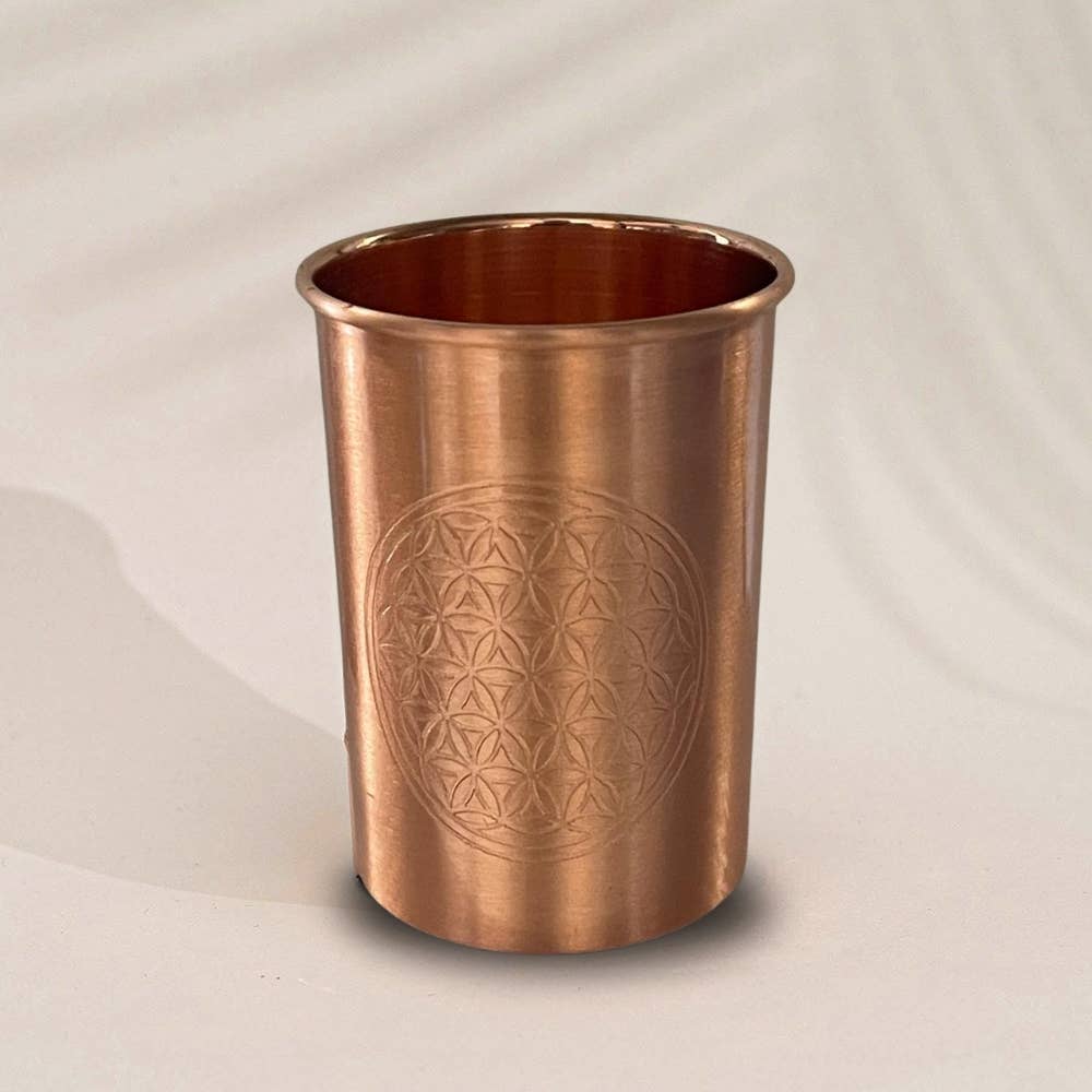 Livets blomma-kopparmugg 300 ml