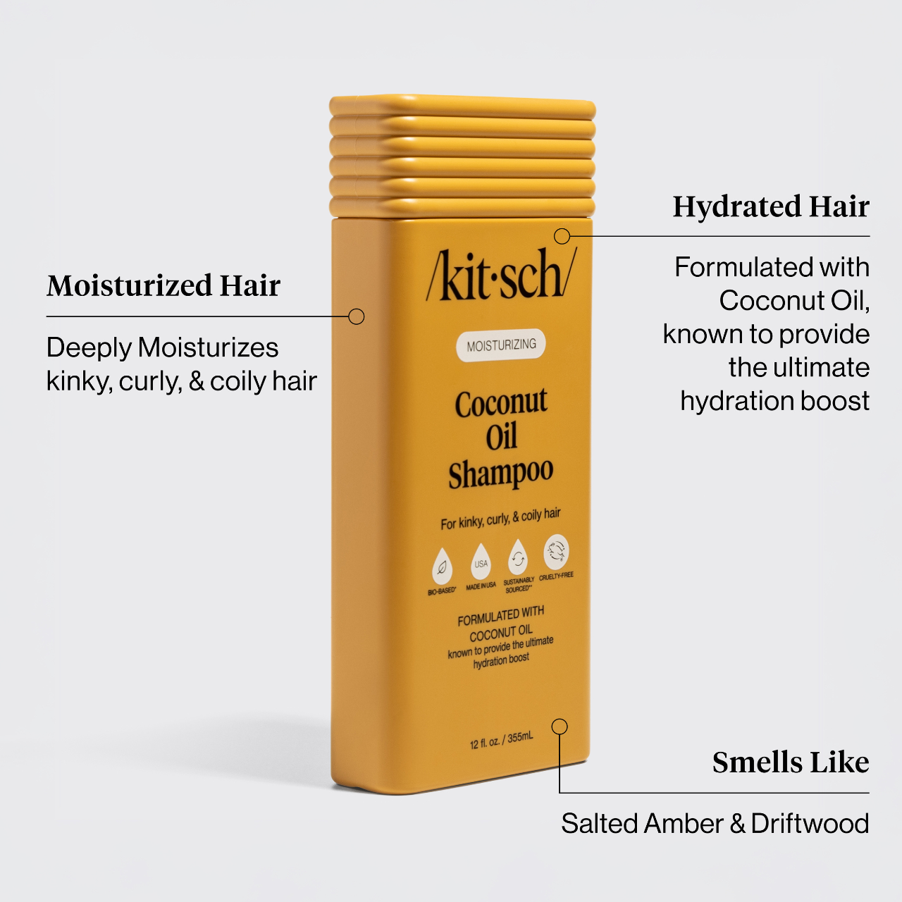 Fuktgivande kokosolja schampo 355ml