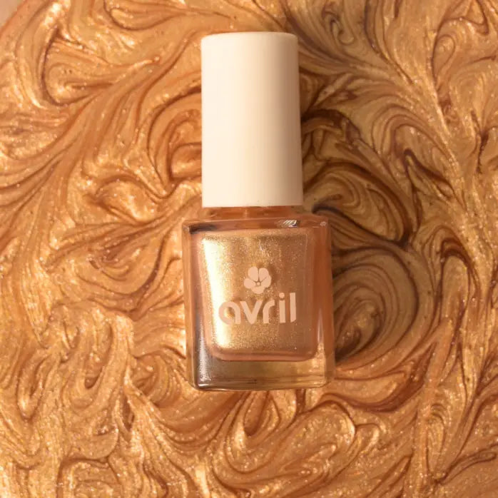 Avril Nagellack Pearly Gold 7ml