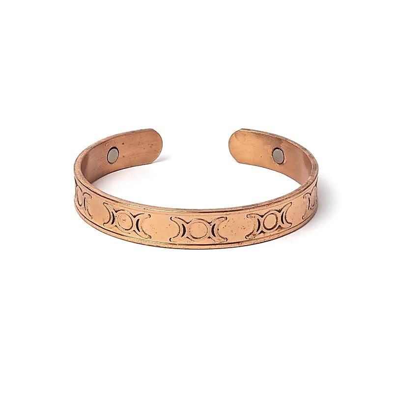 Koppararmband med magnet - Månens cykel