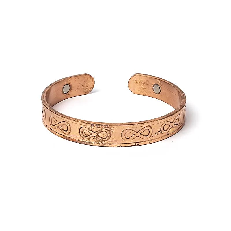 Kopparfärgat magnetarmband - Infinity