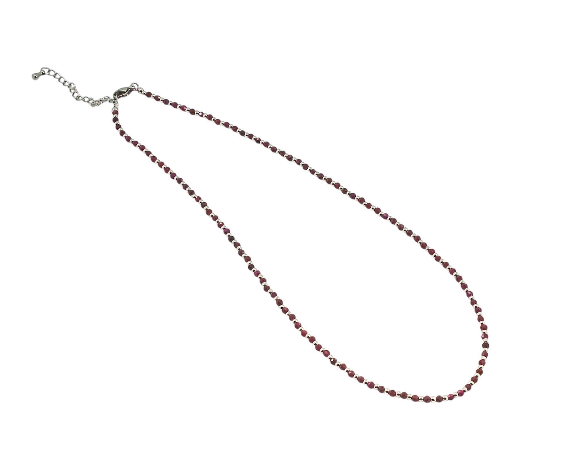 Garnet Necklaces Adjustable