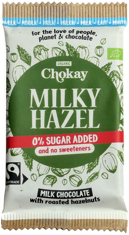 Chokay Maitosuklaa, hasselpähkinä (L) 70g