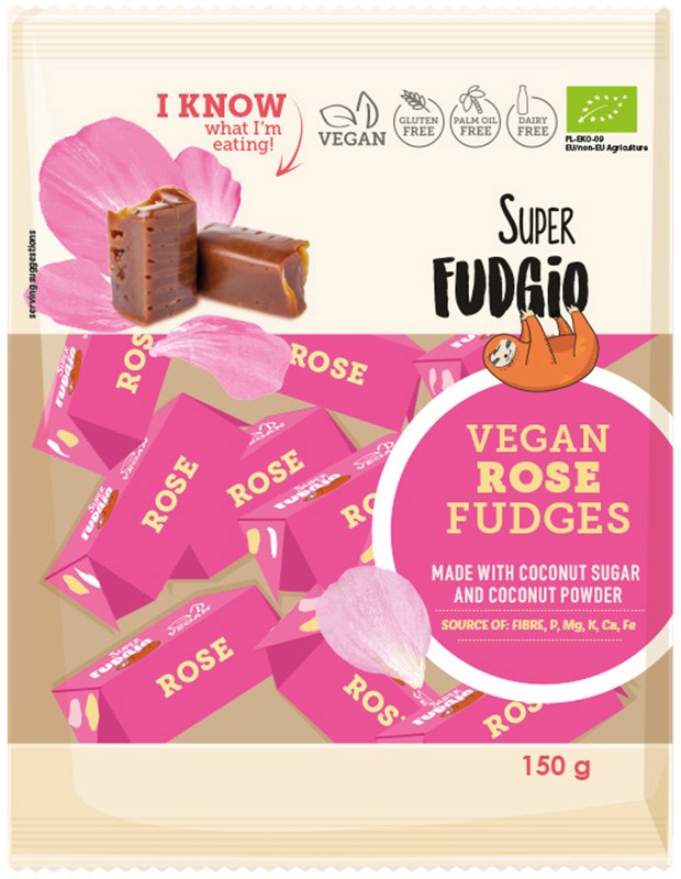 Super Fudgio Vegan Rose Fudges 150g