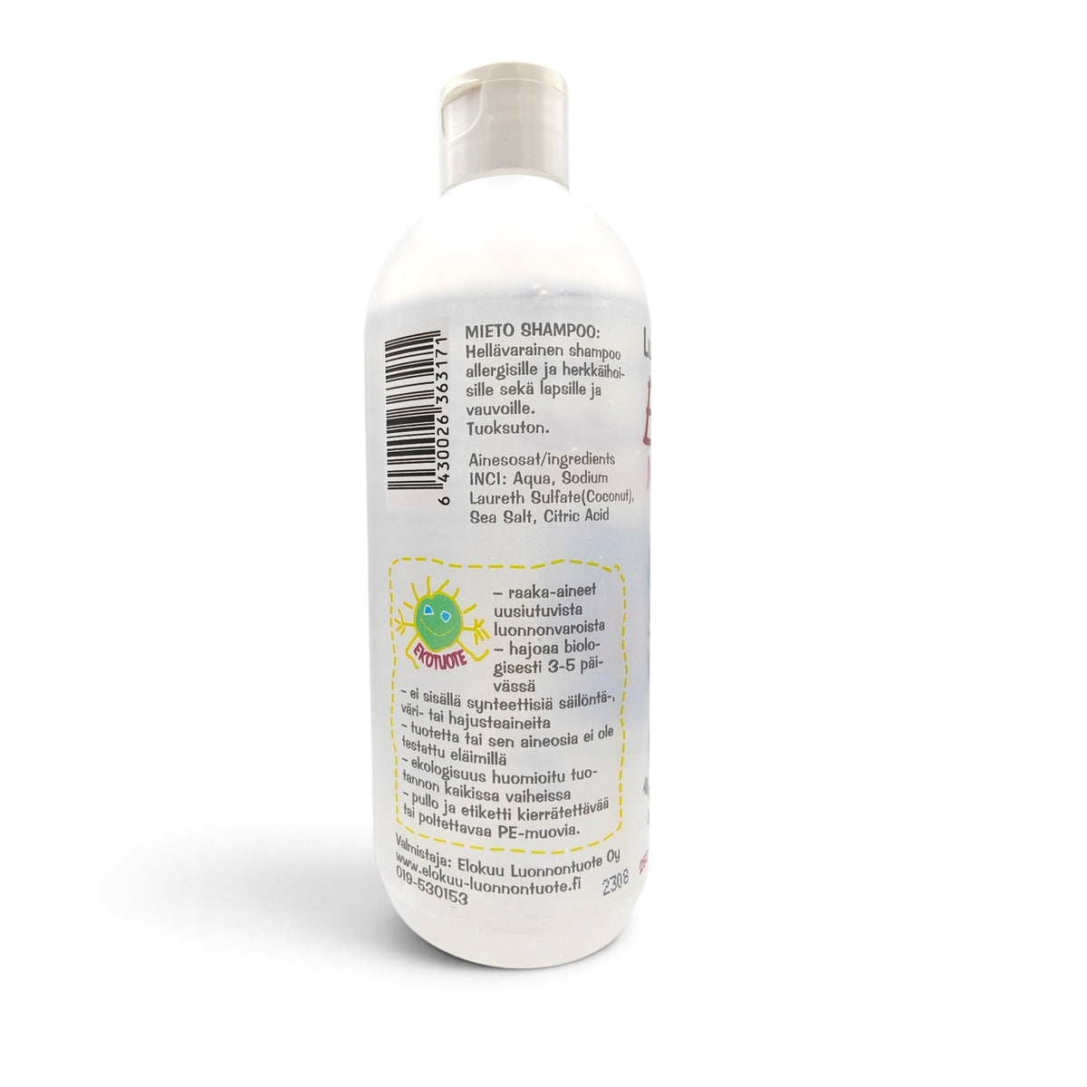 Elokuu Mild schampo 250ml