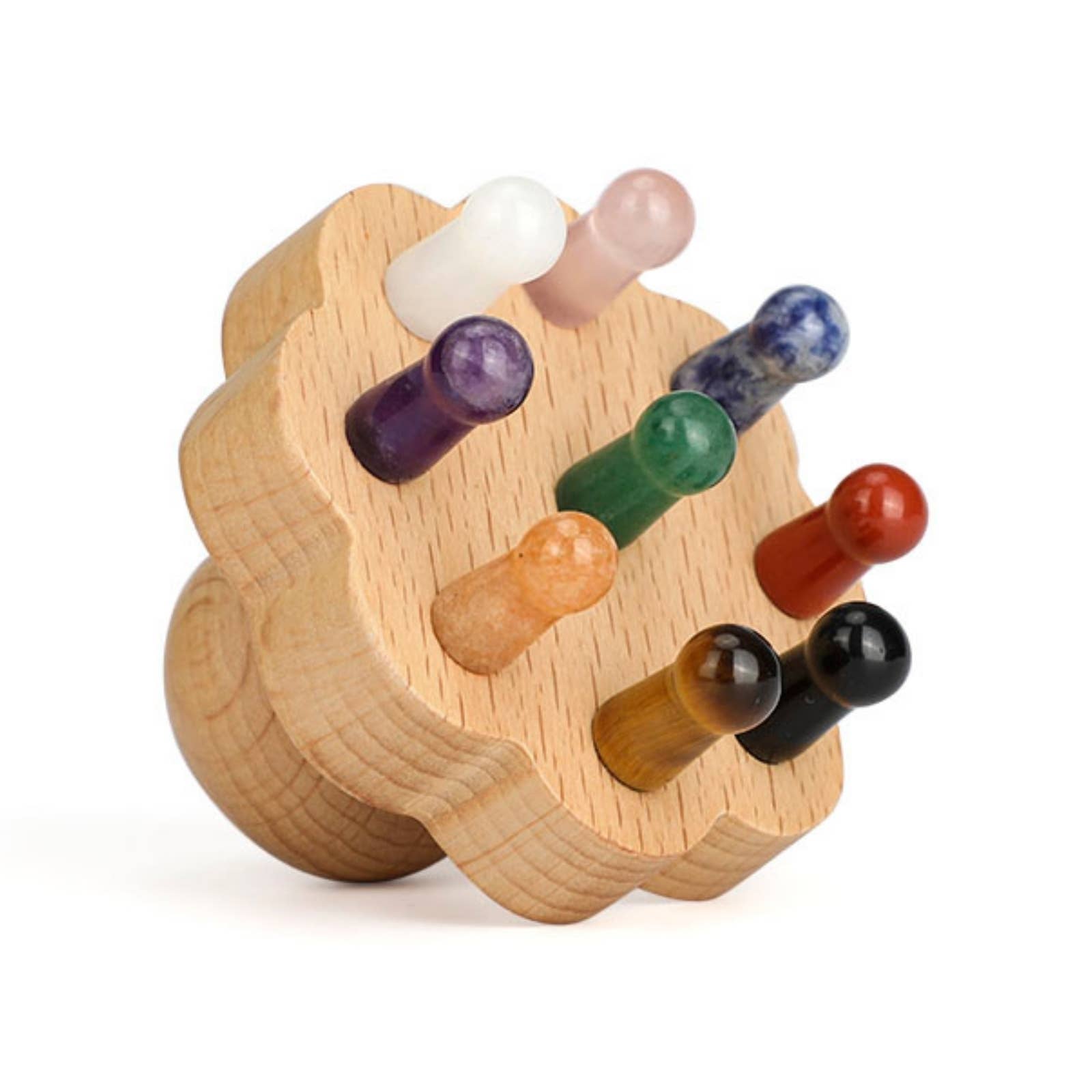 Hårbottenborste med kristaller