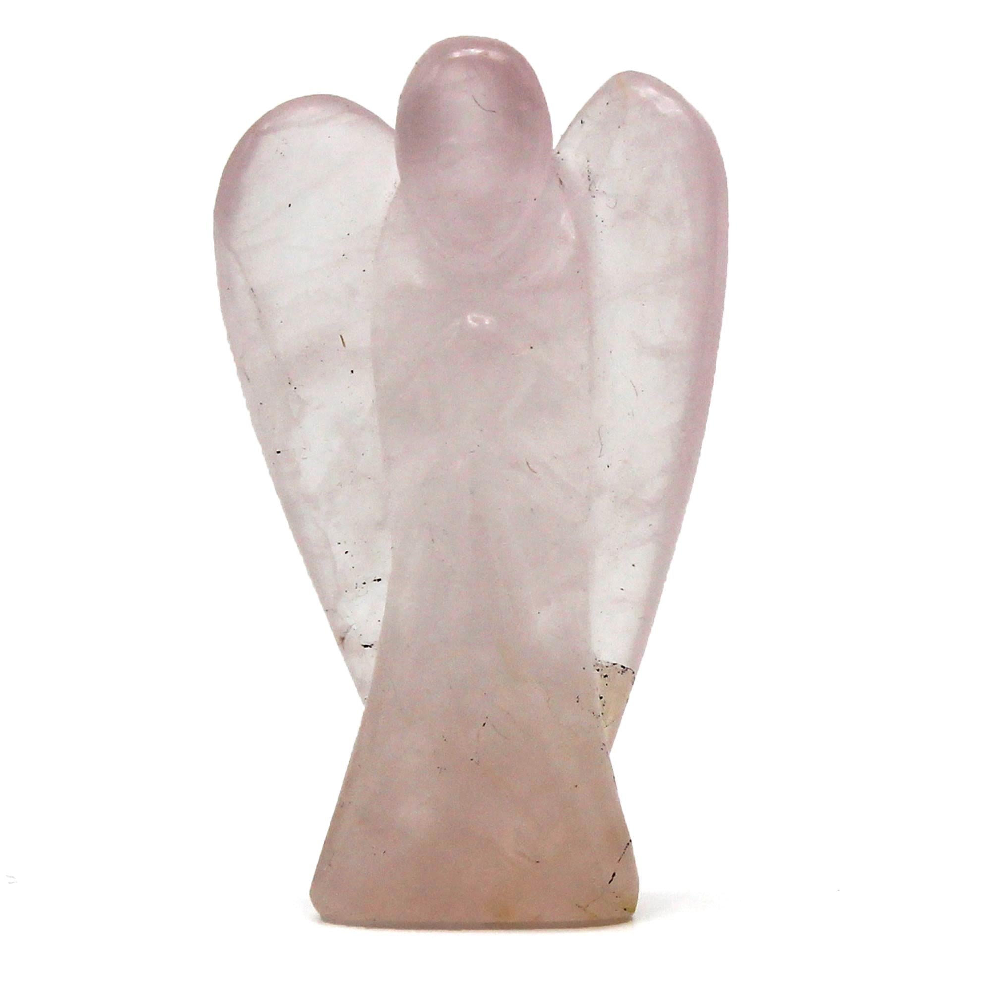Rosenkvarts Ängelfigur