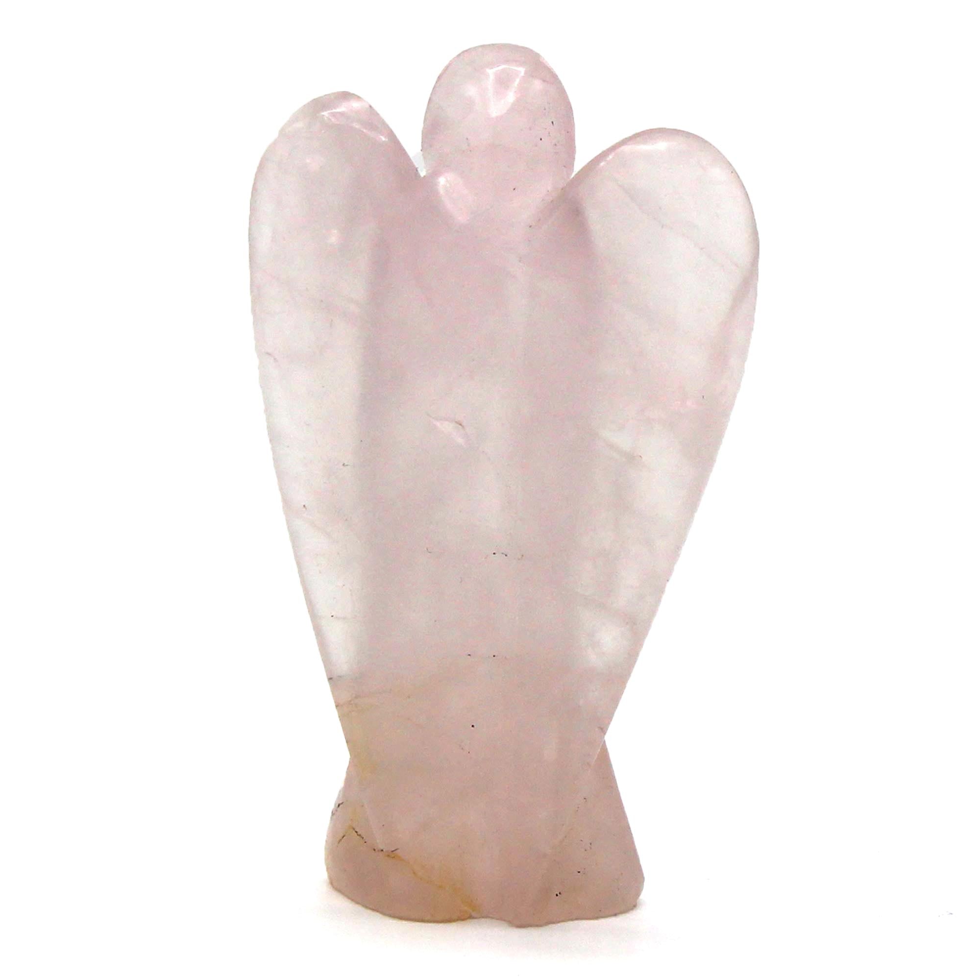 Rosenkvarts Ängelfigur