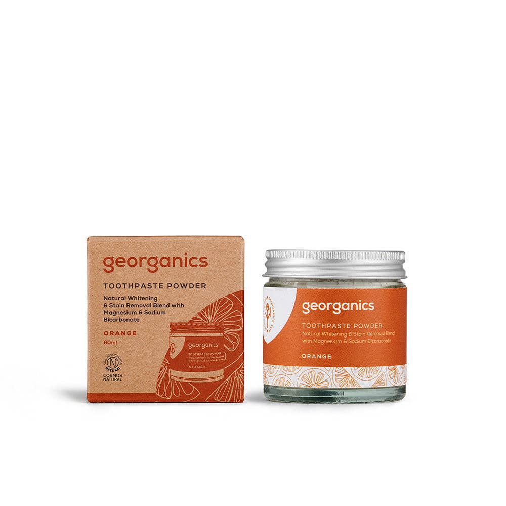 Georganics Mineral Toothpaste Powder Orange – naturligt tandkrämspulver 60 ml