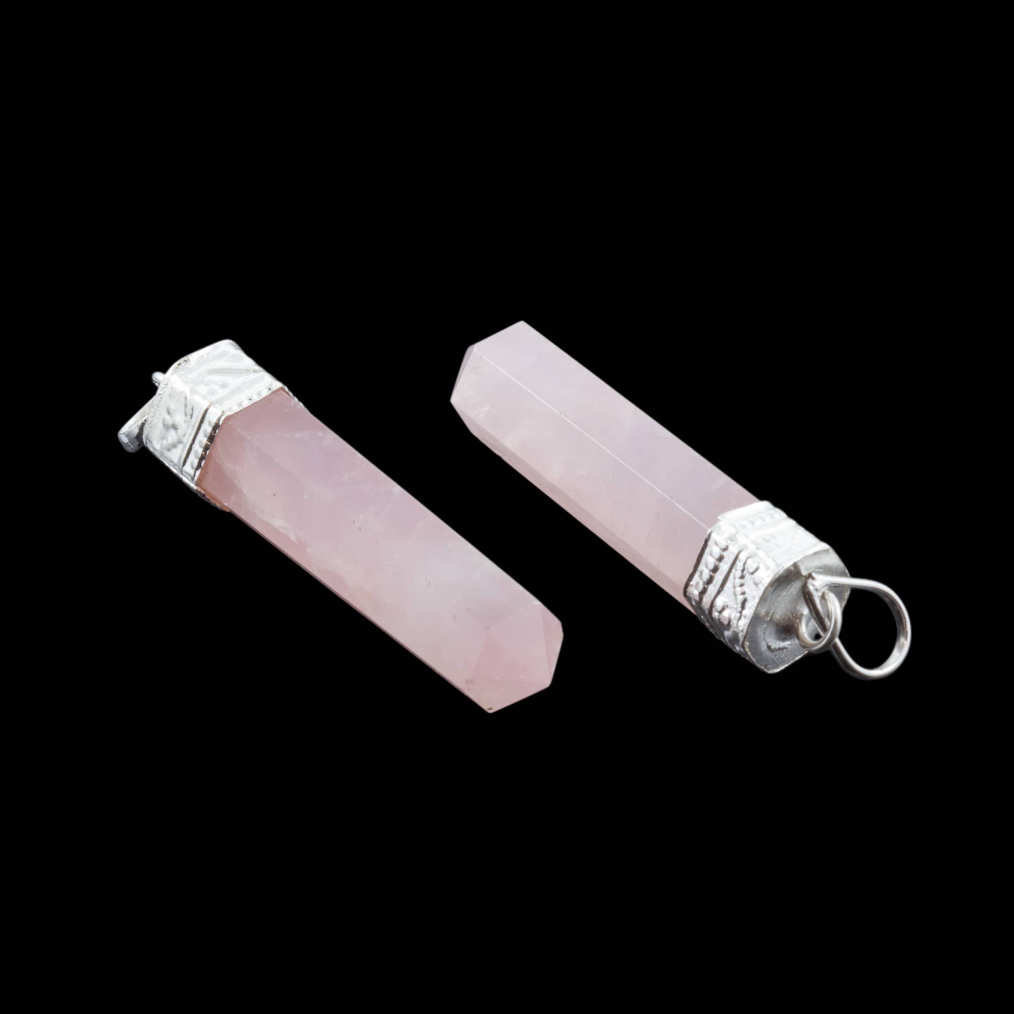 Gemstone Pencil Pendant Necklaces