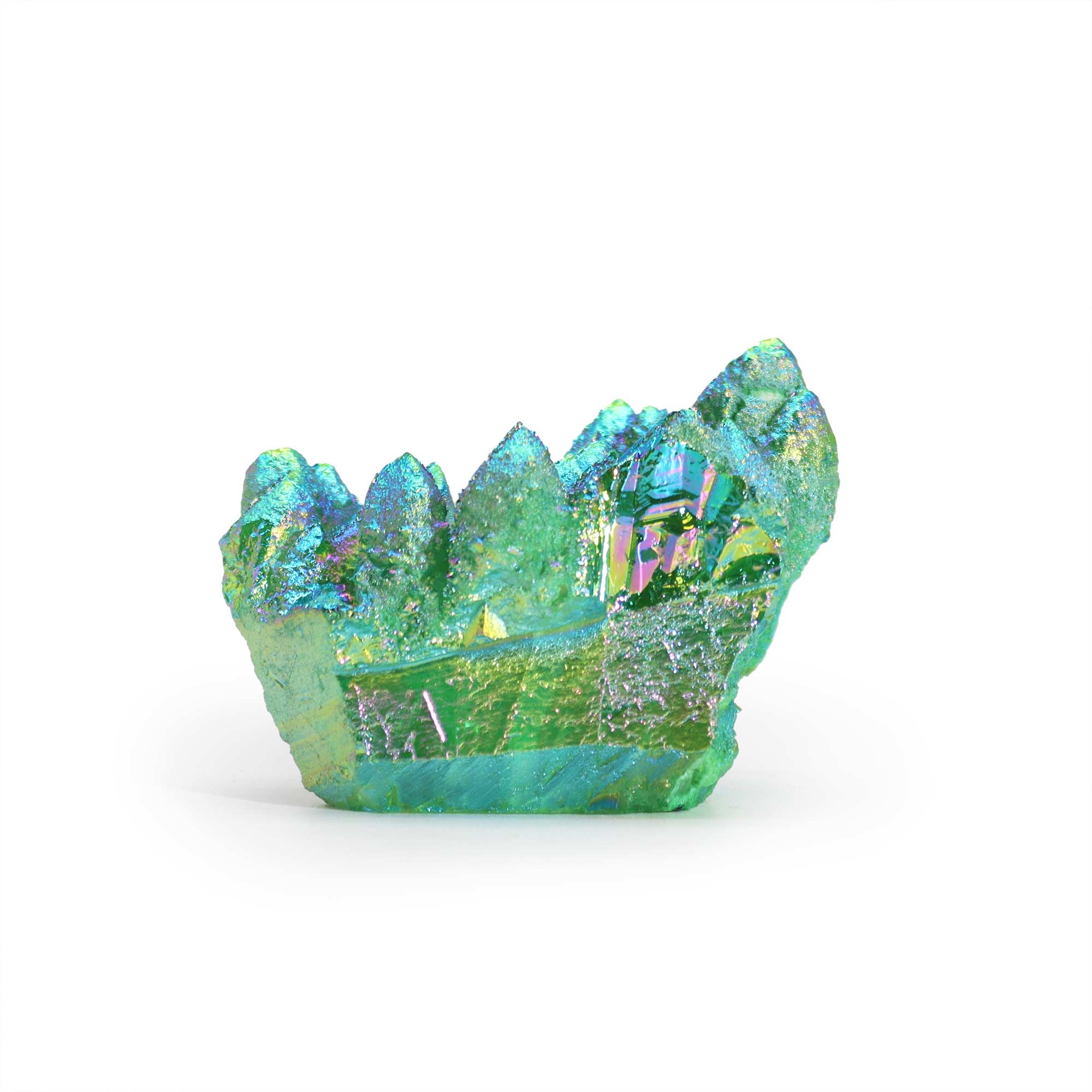 Aura kvarts - Green Flame ca 7-10cm