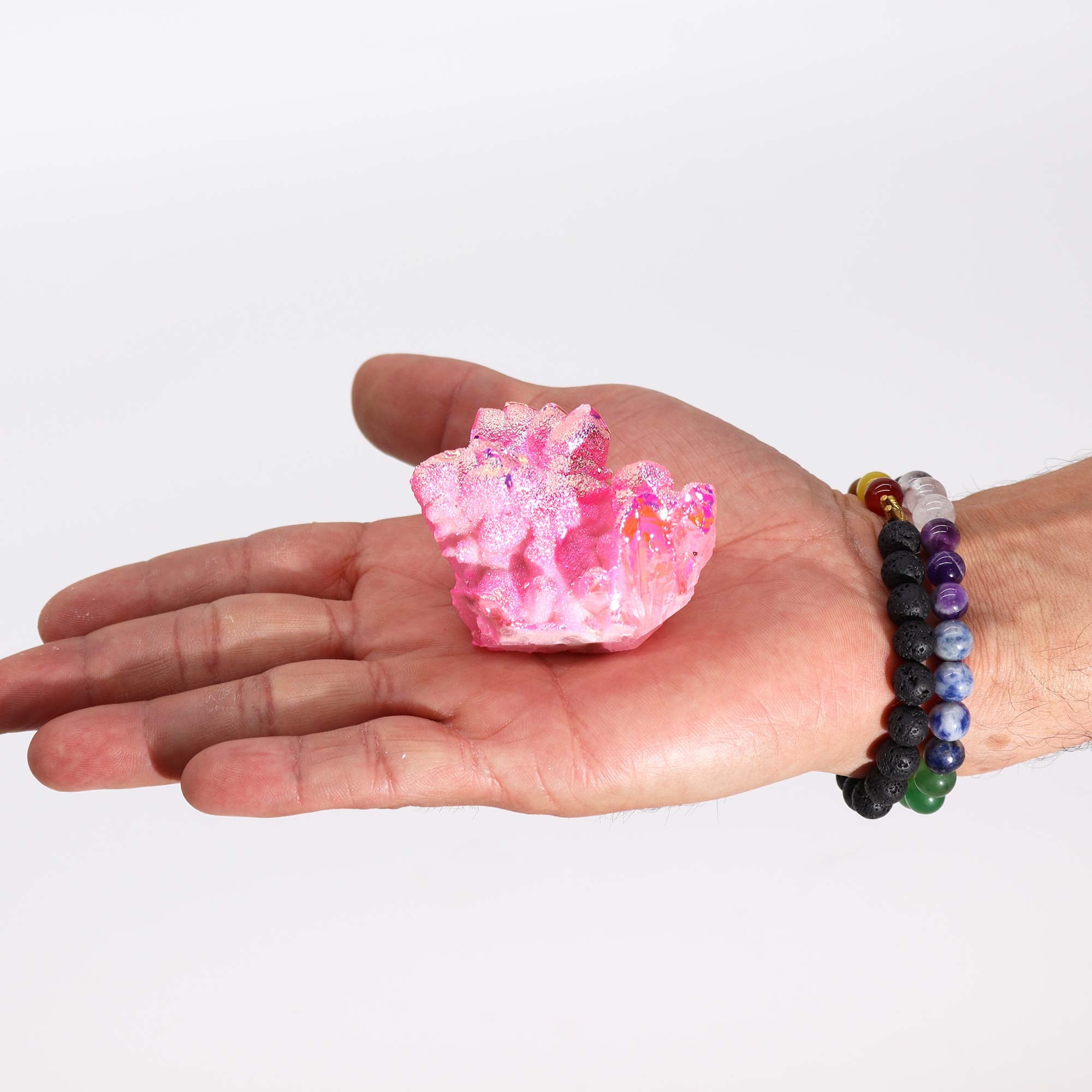 Aura Rose Halo Quartz ca 7-10cm