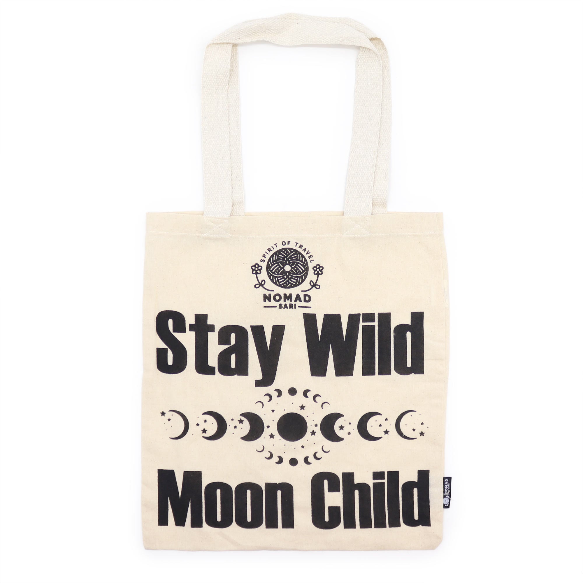 Bomullsväska Stay Wild, Moon Child 40x26cm