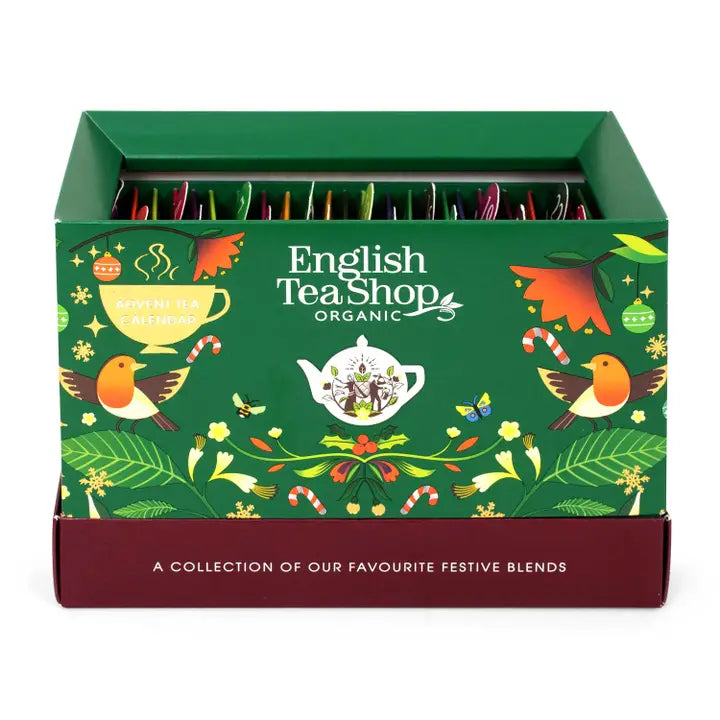 English Tea Shop Ekologisk Te Adventskalender Grön – 25 påsar