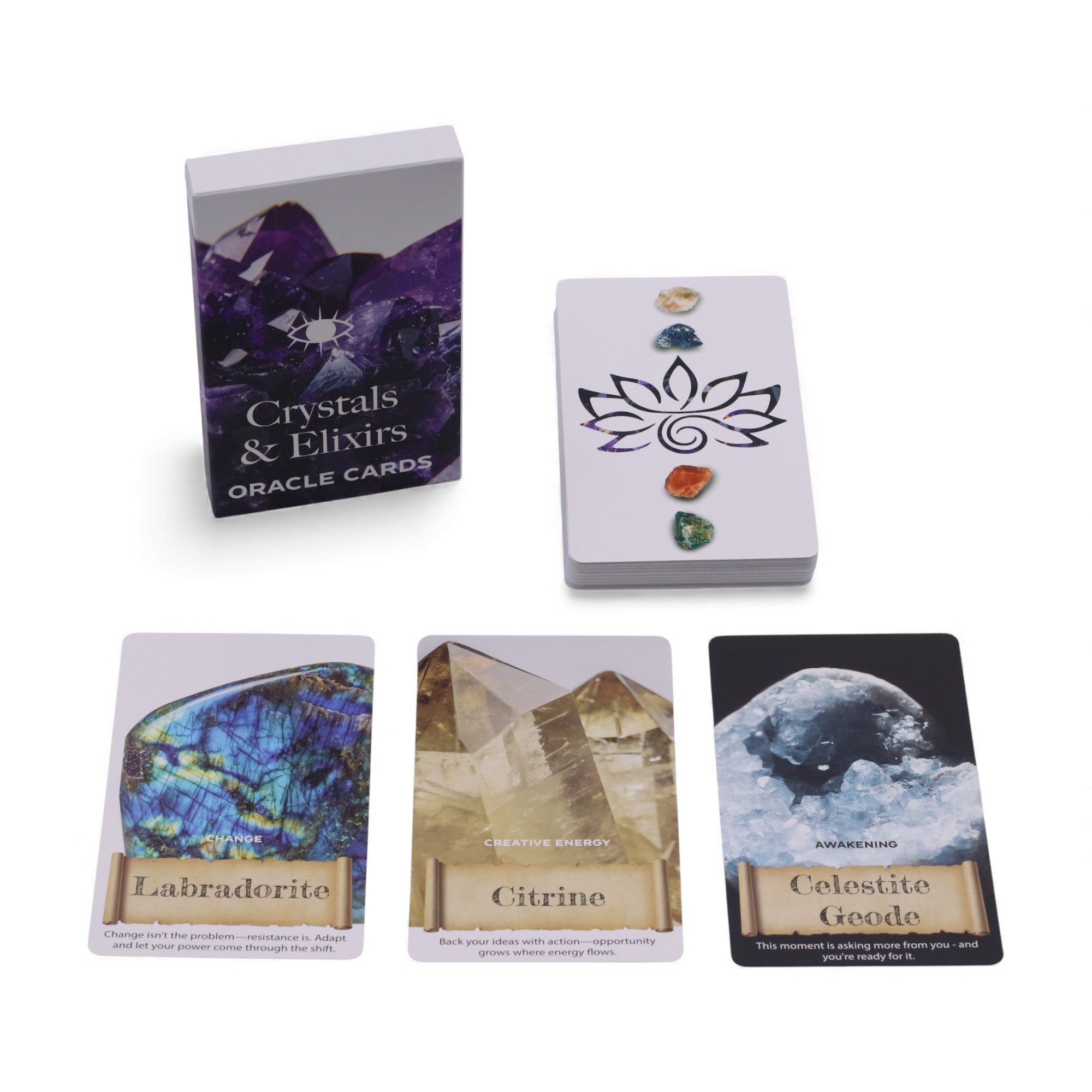Crystals & Elixirs Oracle Cards - Healing Energy Deck