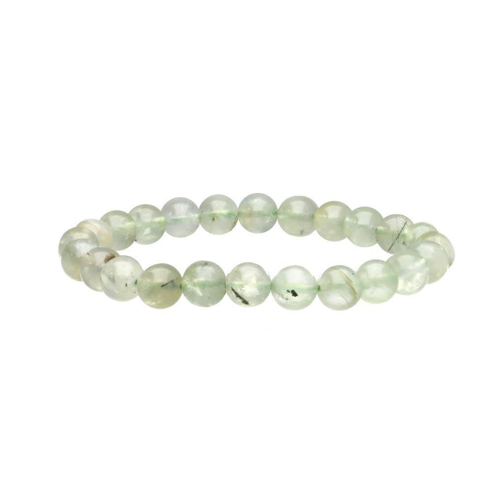Prehnit-armband 8mm